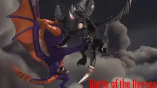 Skylanders Academy Spyro VS. Dark Spyro - with Battle of the Heroes