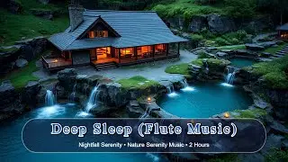 Deep Sleep -  Flute & Ambient Calm Music | Nightfall Serenity | 2 Hours Music