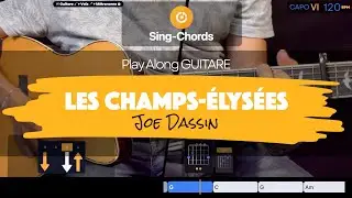 [EASY GUITAR TUTORIAL] Les Champs-&Eacute;lys&eacute;es &ndash; Joe Dassin | Beginner Play Along Version