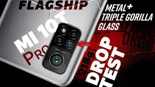 Mi 10T | Тест на падение флагманского смартфона Mi 10T Pro &mdash; тройное стекло Gorilla&reg; Glass | Удар по камере