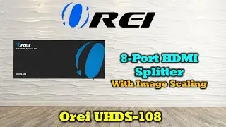 4K 1 in 8 Out HDMI Splitter 4:4:4 8-bit HDMI 2.0, HDCP 2.2, 18 Gbps 4K @ 60Hz Duplicator/Distributor