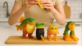 ASMR Eating Gummy Tung Tung Tung Sahur Meme Candies#ASMR #EatingSounds #Brainrot #TungTungTungSahur