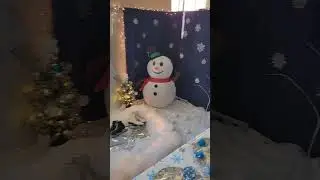 Office Holiday Party Decorations // We created a Winter Wonderland in our office