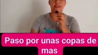 Todo paso por unas copas de mas 