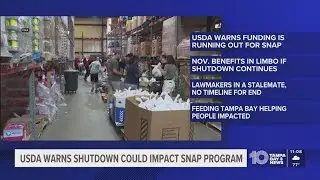 Government shutdown about to enter its 3rd week and could impact Nov. benefits, including SNAP