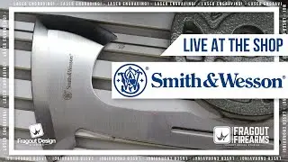 Laser Engraving Some Throwing Axes | LIVE AT THE SHOP