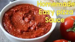 Easy Pizza Sauce Recipe and How to store for 1 month by Chef Javaria Food Studio