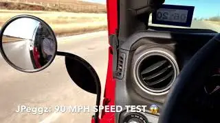 Wrangler Foot Peg and Mirror Speed Test