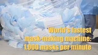 Positive Vibes | 1,000 masks per minute: World's fastest mask-making machine now in operation