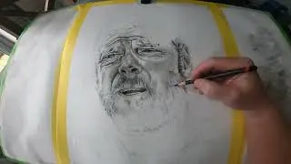 Unsung Hero project: Garreth Murral Charcoal