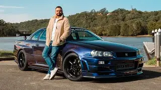 You've NEVER Seen an R34 GTR Like This - 1 of 1 MNP3 Midori V-SPEC!