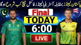 IMC Over 40s T20 Cricket World Cup 2025 Final | Pakistan Legends Vs Australia Legends Final | Final