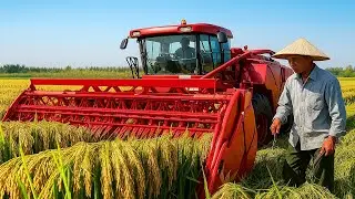 Inside the World&rsquo;s Biggest Rice Harvest &ndash; Modern Machines & Ancient Techniques