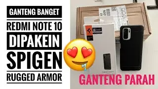 Spigen Rugged Armor Redmi Note 10 | GANTENG PARAH !!!