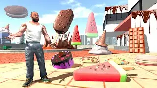 Franklin Stuck in ICE CREAM World - INDIAN BIKE DRIVING 3D