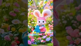 Watering the flower garden ~mini wood toy-woodworking art skill/wood/ hand crafts/ #shorts