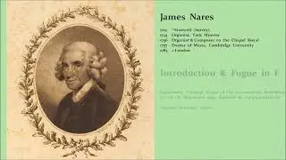 James Nares (1715-83): Introduction & Fugue in F for organ
