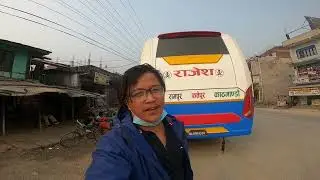 Night bus travel Beltar to Kathmandu.