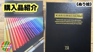 🌈ぬり絵【カリスマカラー買っちゃいました！購入品紹介】 2024年2月26日