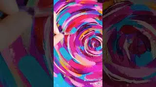Vibrant color palette exploration #art #artist #painting