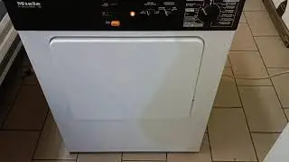 Miele de luxe electronic T366 vintage dryer - Test run cold air cycle after repairs 