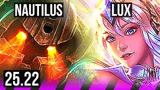 NAUTILUS & Kai'Sa vs LUX & Jhin (SUP) | EUW Master | 25.22
