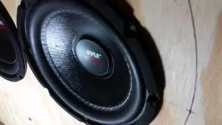 Pyle PLPW6D 6.5 subwoofer excursion