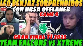 😲FALCONS vs XTREME, GAME 4, GRAN FINAL de THE INTERNATIONAL😲| Leo Benjaz ANALIZAN URSA OFF LANER😲