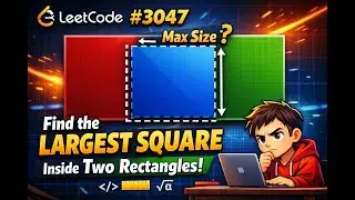 3047. Find the Largest Area of Square Inside Two Rectangles | Leetcode | Java | Simple approach