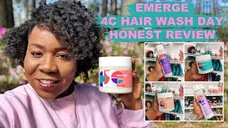 Emerge Natural Hair Products 4c Hair Wash Day Review