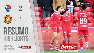 Resumo: Gil Vicente 2-1 Nacional (Liga 25/26 #18)