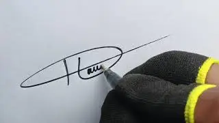 How to make your signature look professional || H letter stylish signature