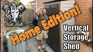 Rubbermaid Vertical Storage Shed - Cost - Assembly And Review