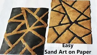 DIY 2 Easy Sand Art | Easy Sand Art for Kids | Sand Art and crafts | Abstractart / Wall Decoration