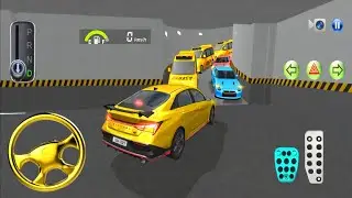 New Golden Hyundai Elantra N Stuck In Parking Building - 3D Driving Class 2026 - Android Gameplay