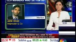 Akil Hirani on CNBC's 'Bazaar Corporate Radar' Series on the Satyam Acquisition