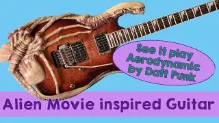 These incredible Alien movie inspired guitars play an electronic classic