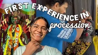 I enacted a role of MAHAKAALI😍||First time experience||Procession😍 ||