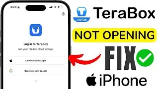 Terabox Not Opening | iPhone App Not Opening 🔥 | Terabox Not Working Fix Guide