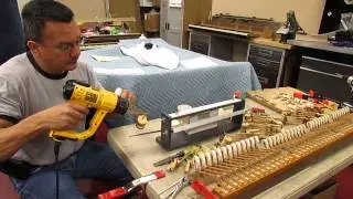 Piano Technology-Tecnología del Piano; Separando los martillos,Marinetes,macillos o hammers