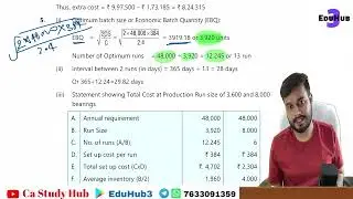 12 Question  5 Unit & Batch Costing