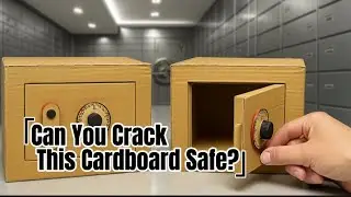 DIY Cardboard Safe with Combination Lock | Easy and Cool Idea