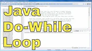 Learn Java Programming - Exercise 11x - Java Do-While Loop