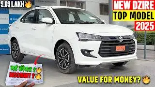 New Dzire Zxi Plus Top Model 2025 Model - Full Detailed Review with On Road Price🔥