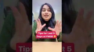 5 Days Left for FMGE- your tips to go!