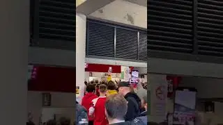 Arsenal fans - Emirates stadium - Clock end