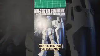 HG 1/144 RGM-79G 'GM COMMAND' #gundam #gunpla #gm #0079 #hg