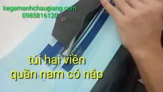 cách may cơi túi hai viền bằng rập cải tiến  nhựa mica nhanh đẹp vạn người mê