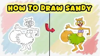 How to Draw Sandy Cheeks from SpongeBob SquarePants &ndash; Fun Drawing
