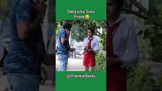 Dada ji ka Susu Prank  on girls #shorts